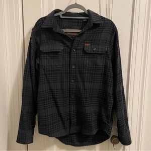 Orvis gray and black flannel